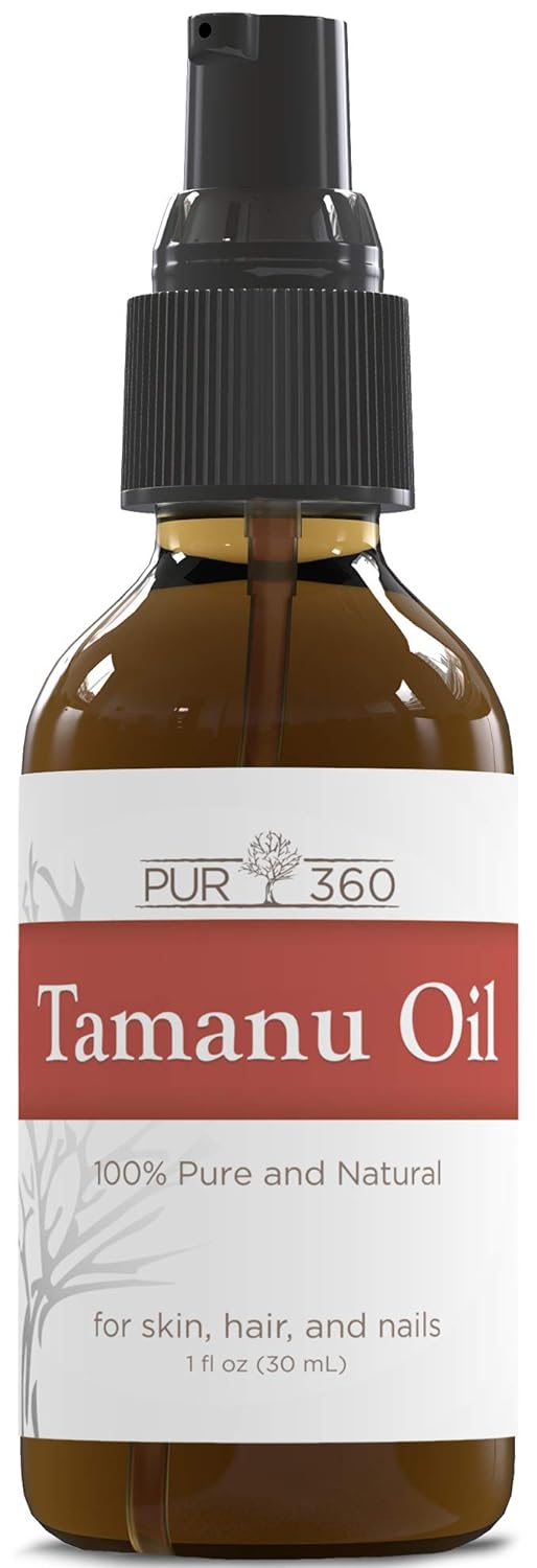 100% Pure & Natural Tamanu Oil for Psoriasis, Eczema, Acne Scar, Rosacea Cold Pressed - 1 Fl Oz (30 ml)
