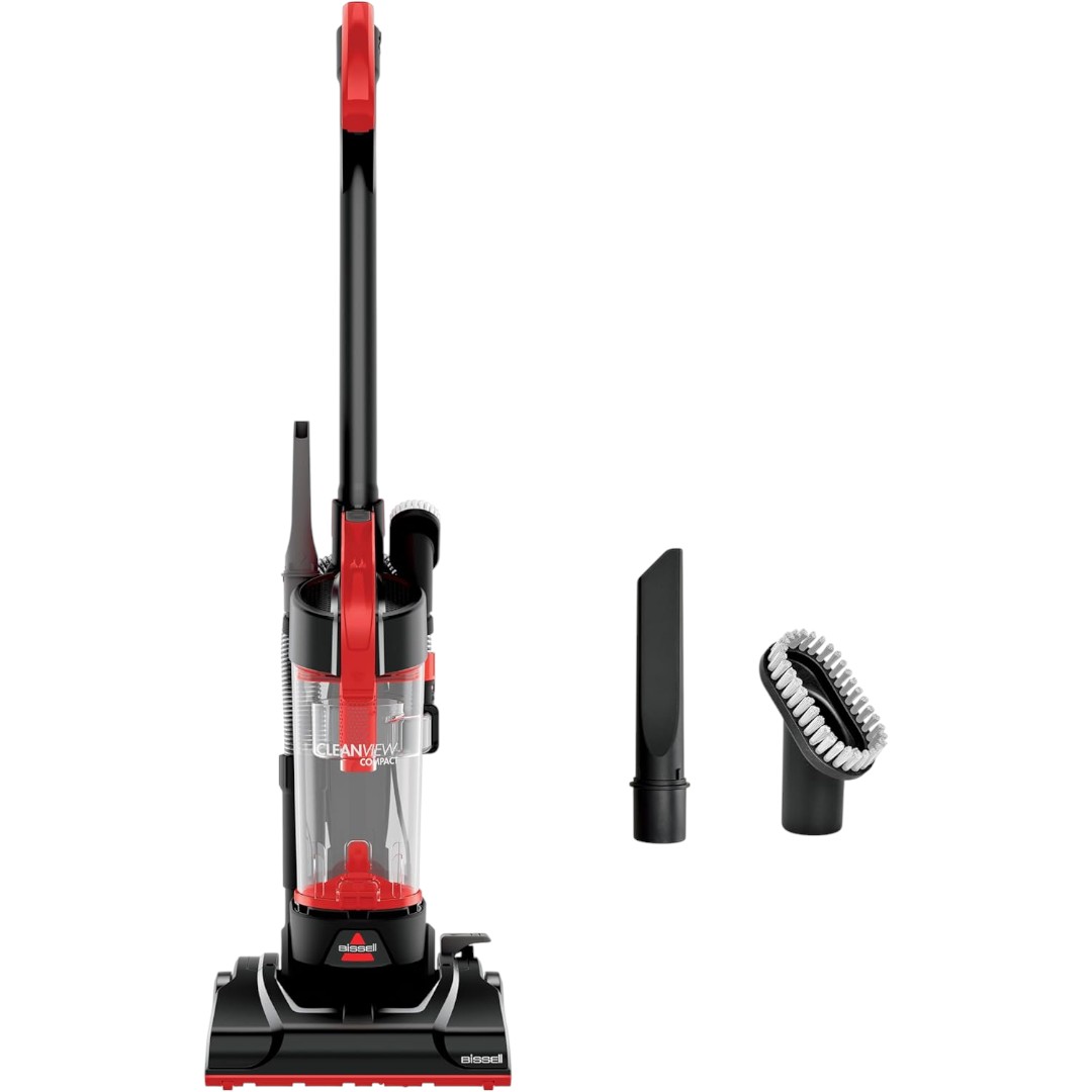 Bissell CleanView Compact Upright Vacuum – Lightweight & Powerful Suction for Small Spaces