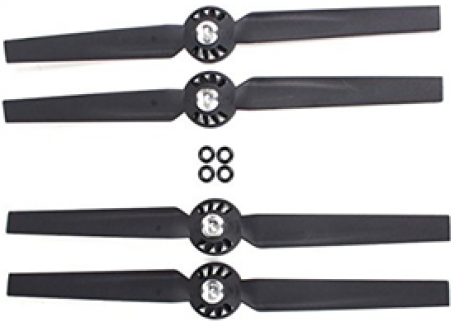 2 Pairs Propellers Rotor Blade Sets A and B Black for YUNEEC Typhoon G Q500 Q500+ Q500 4K RC Quadcopter Drone