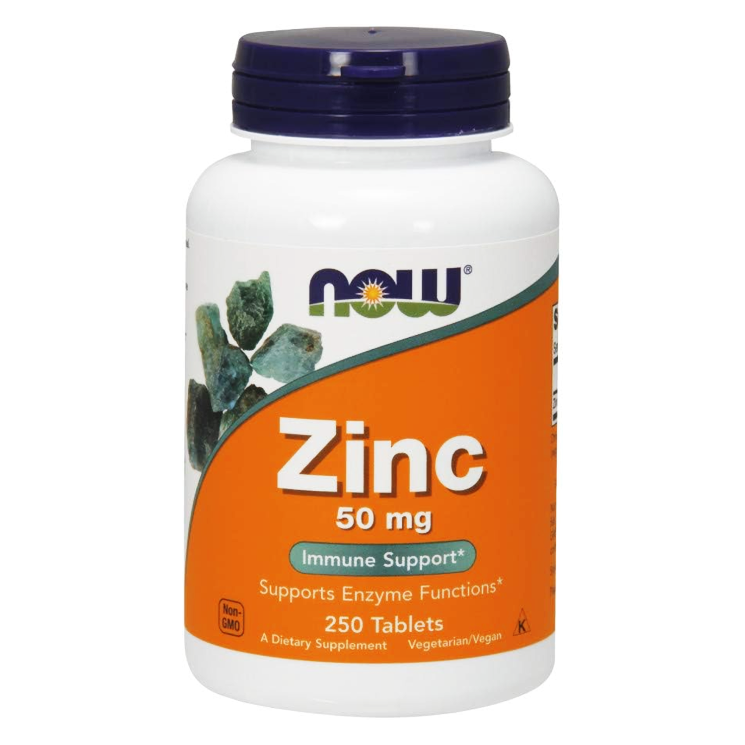 NOW Supplements, Zinc 50 mg, 250 Count (Pack of 1)