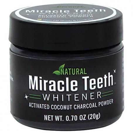 Miracle Teeth Whitener | Natural Activated Coconut Charcoal Powder