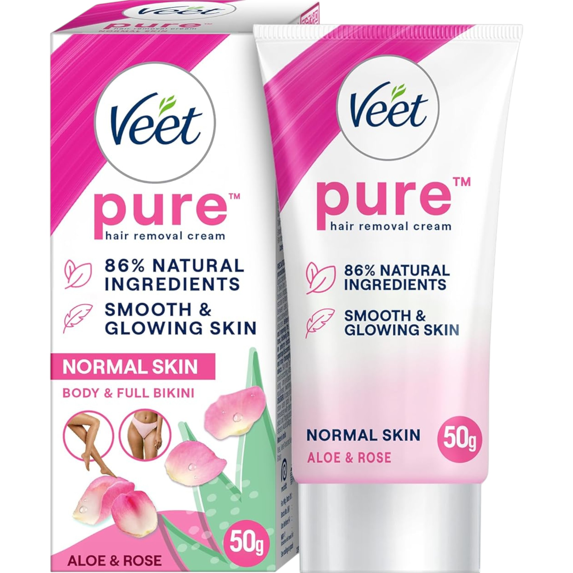 Veet Hair Removal Cream 50g (Normal Skin) – Gentle & Effective Hair Removal for Smooth Skin (For Pakistani Skin)