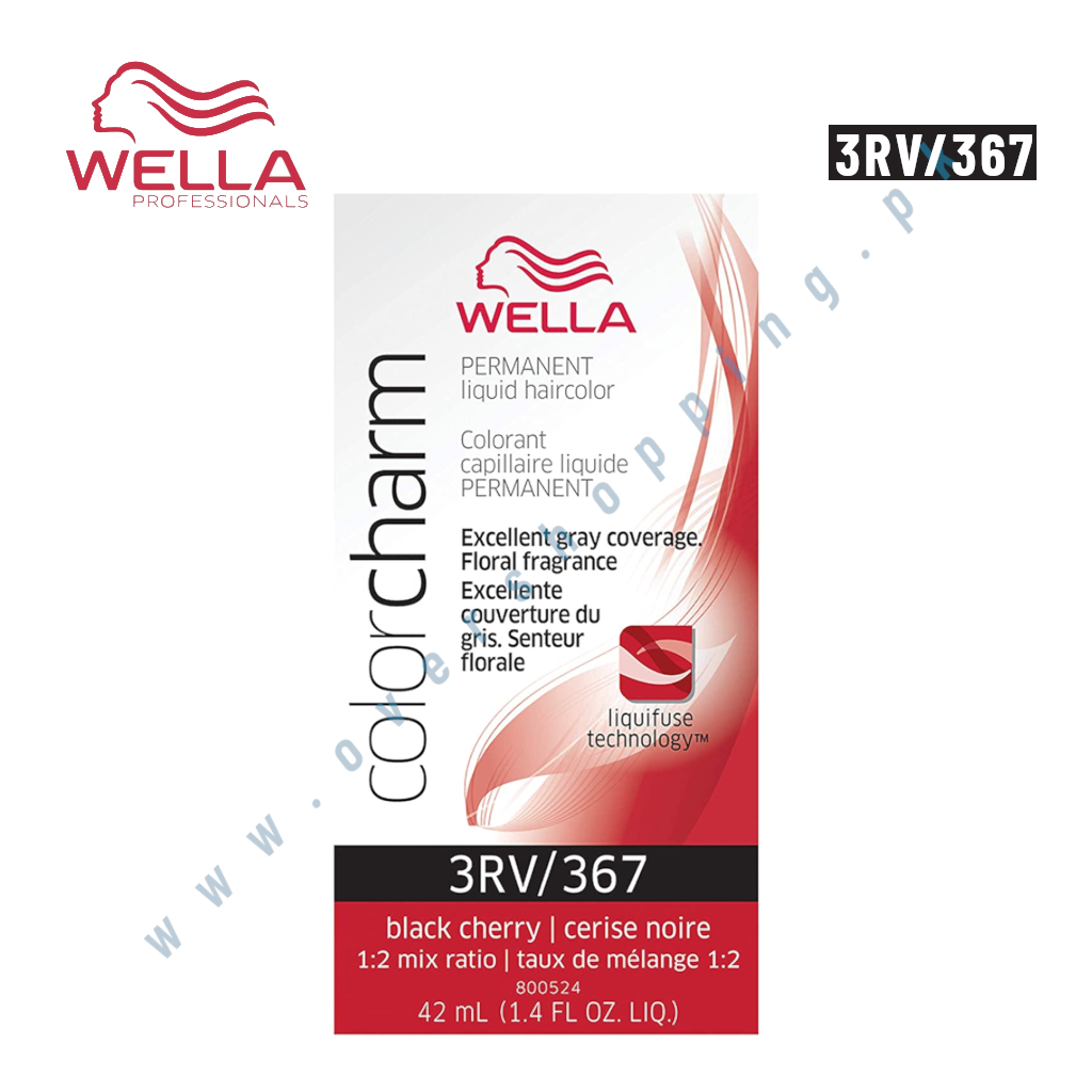 Wella ColorCharm Permanent Liquid Hair Color for Gray Coverage - 1.4 Fl.Oz (42ml)