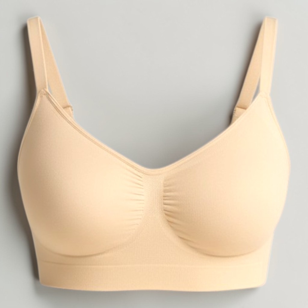 LuxeCloud™ Premium Imported Seamless Comfort Bra, Nude