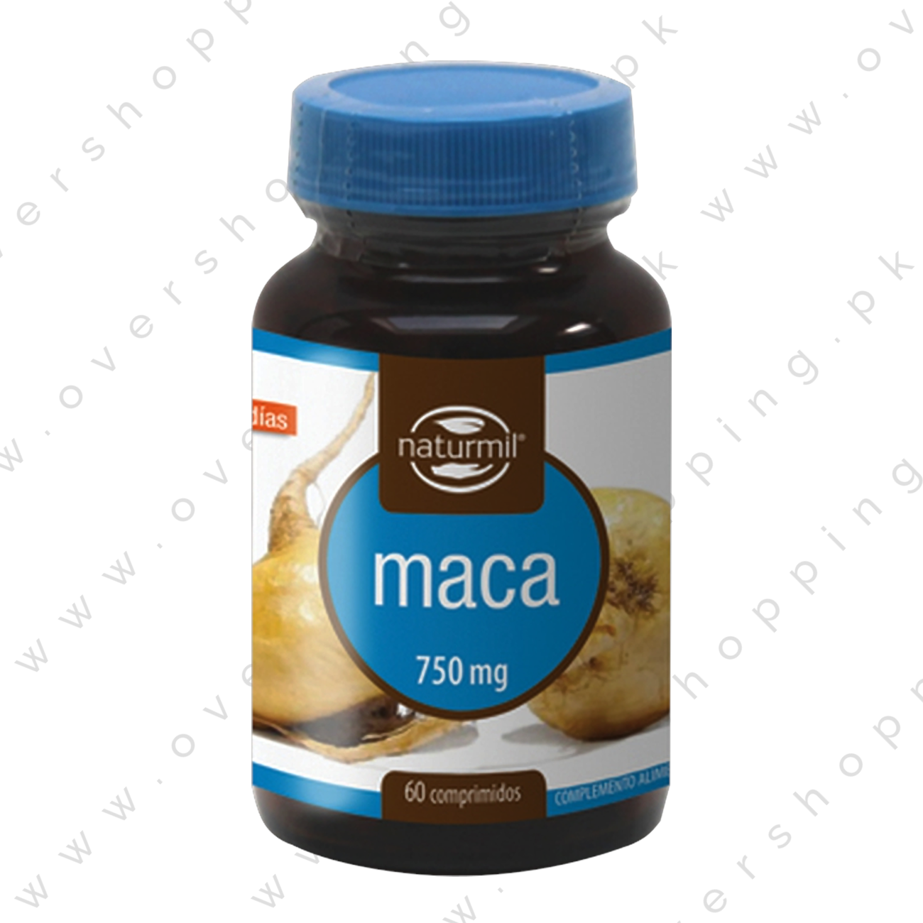 Maca 750mg by Naturmil, Help Improves Sperm Production in male and Female, 60 Tablets