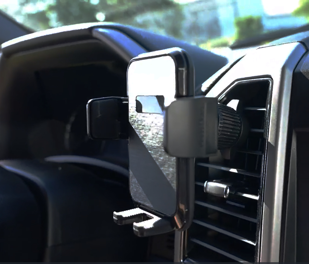 Qifutan Car Phone Mount and Cell Phone Holder fir for iPhone, Cell Phone Automobile Cradles Universal - Black