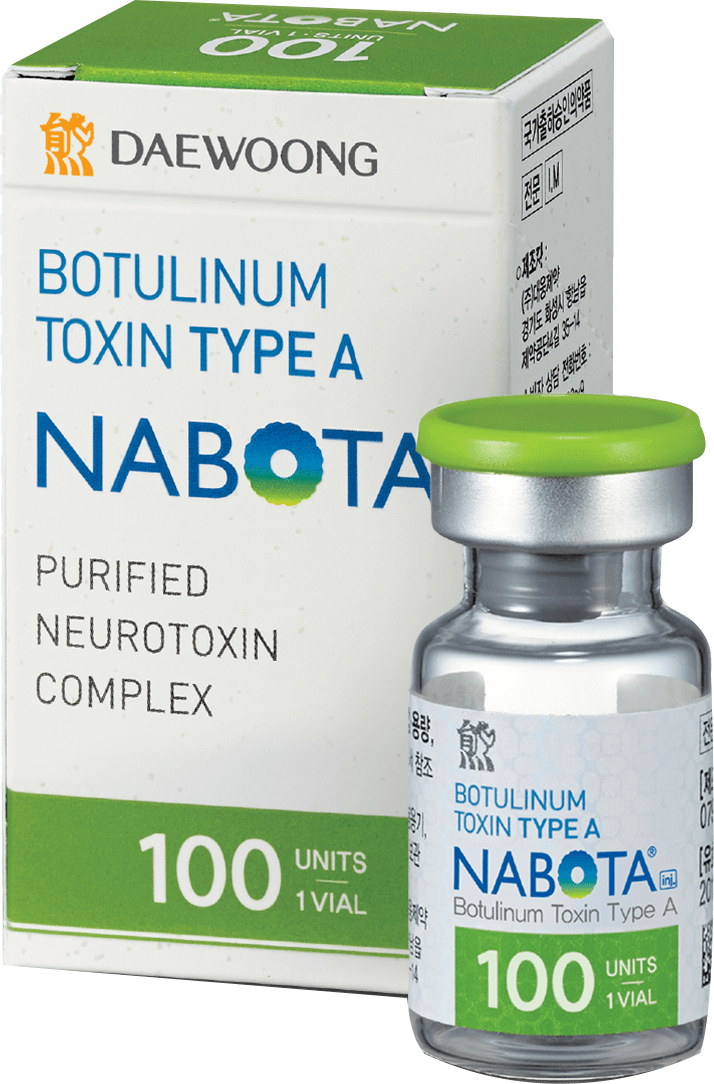 Nabota Botulinum Toxin Type-A  Anti-Wrinkle Anti-Aging Injection for Aesthetic Wrinkle Removal - 100 Units