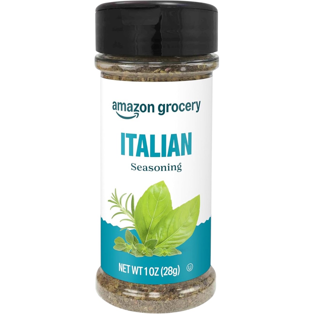 Amazon Grocery Italian Seasoning Blend 1 Oz – Kosher Vegetarian, Imported Premium Herb Mix for Pakistani Kitchens