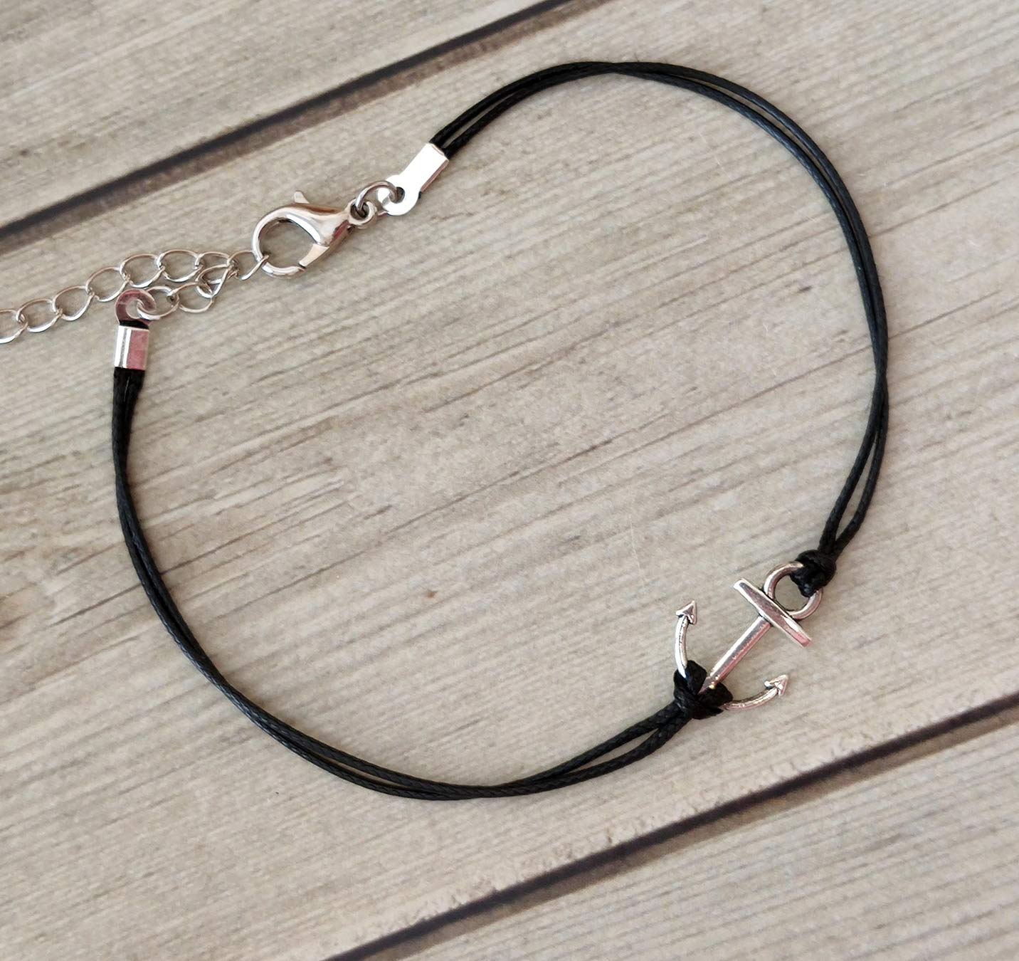 Mens Anchor Beach Boho Anklet - by  Baronyka