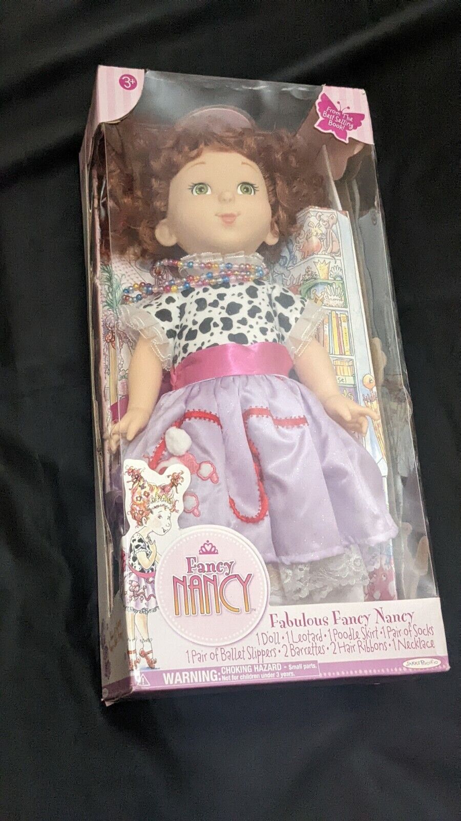 2008 Jakks Pacific 18 Inch Fancy Nancy Doll With Poodle Skirt Retired