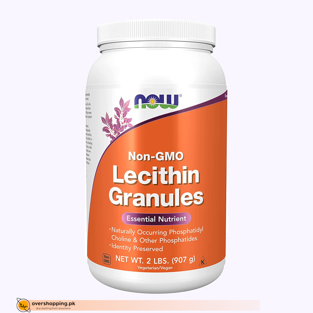 NOW Supplements, Lecithin Granules with naturally occurring Phosphatidyl Choline and Other Phosphatides, 2-Pound