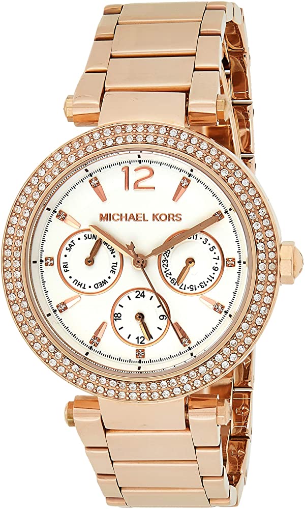 Michael Kors Women's Parker Rose Gold Tone Stainless Steel Watch MK5781