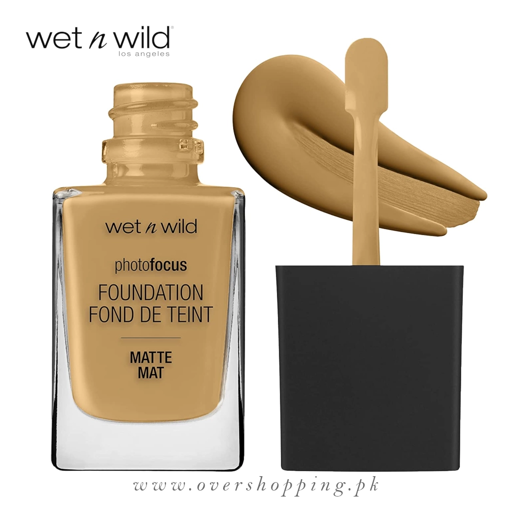 Wet and Wild Foundation – Photo Focus Matte Liquid Foundation Amber Beige | Vegan & Cruelty-Free