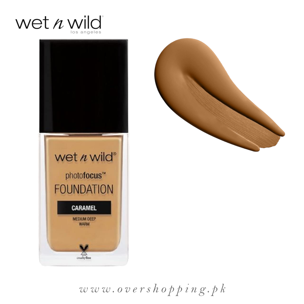 Wet and Wild Foundation – Photo Focus Matte Liquid Foundation Caramel | Vegan & Cruelty-Free