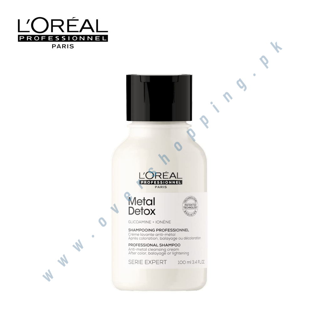L’Oreal Professionnel Metal Detox Shampoo For All Hair Types, 3.4 Fl.Oz - 100ml