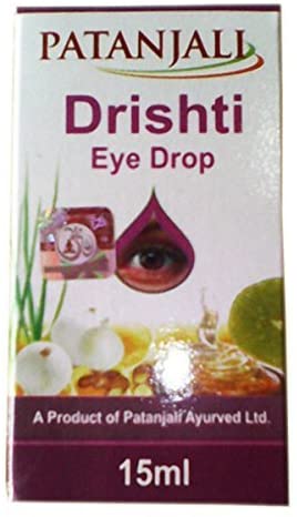 Divya Drishti Eye Drops by Patanjali, Pack of 3 - 15ml