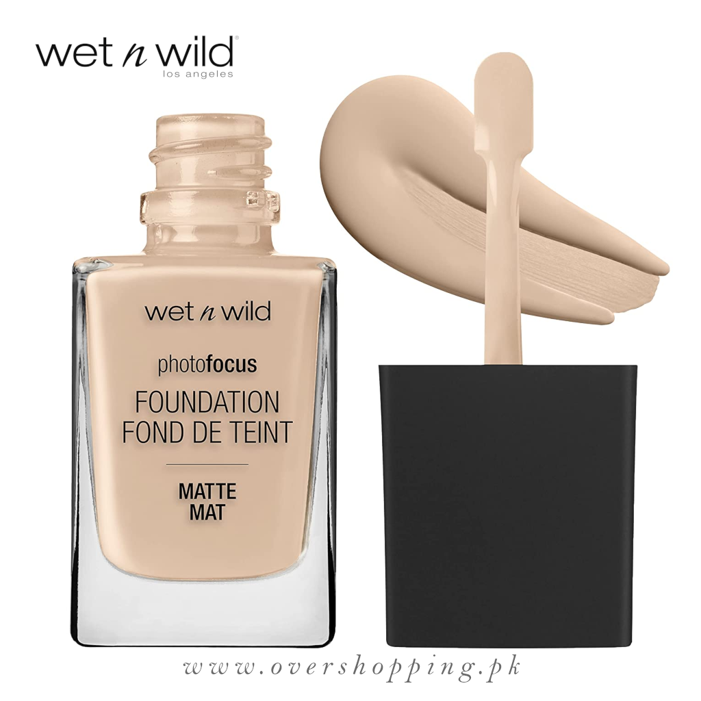 Wet and Wild Foundation – Photo Focus Matte Liquid Foundation Shell Ivory | Vegan & Cruelty-Free