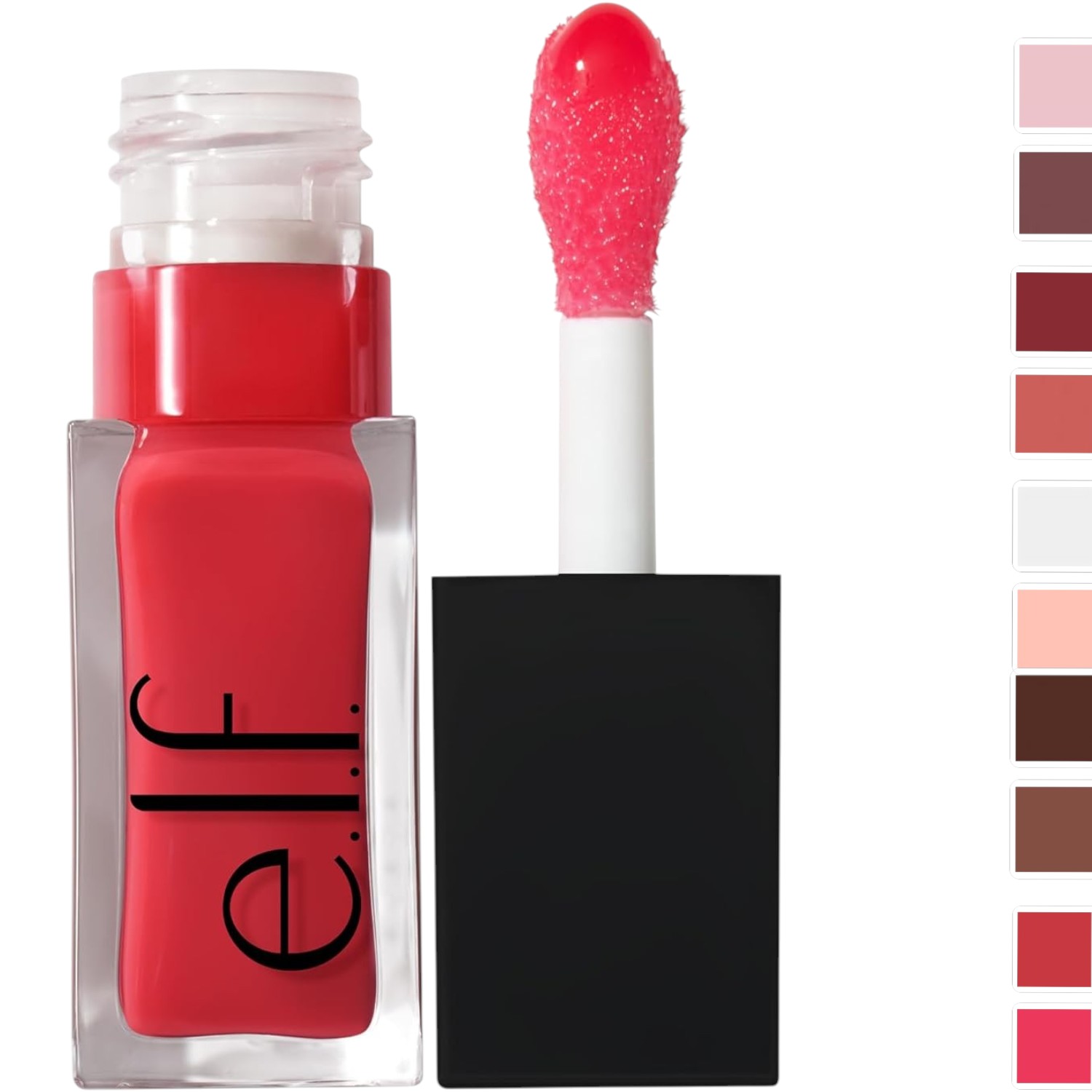 e.l.f. Glow Reviver Lip Oil - Red Delicious: Nourishing Tinted Lip Oil with Jojoba Oil, High-Shine Finish, Vegan & Cruelty-Free | USA/UK Imported via Amazon Pakistan