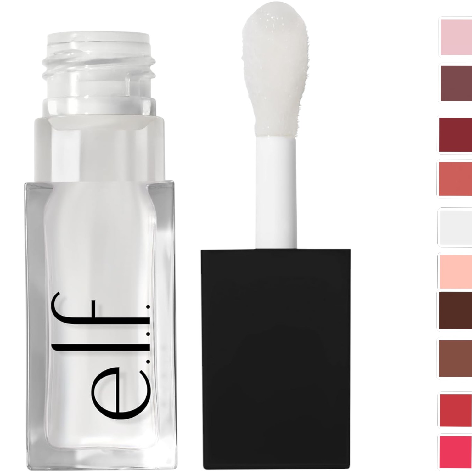 e.l.f. Glow Reviver Lip Oil - Crystal Clear: Nourishing Tinted Lip Oil with Jojoba Oil, High-Shine Finish, Vegan & Cruelty-Free | USA/UK Imported via Amazon Pakistan