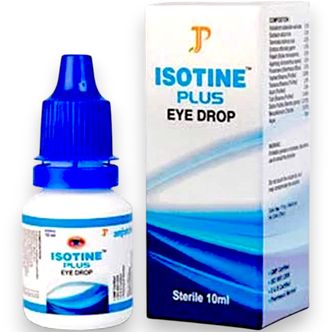 Dr Basu Advance Formula Isotine Plus Herbal Eye Drop 1 Box (10ml X 6 vials) - With Express Shipping