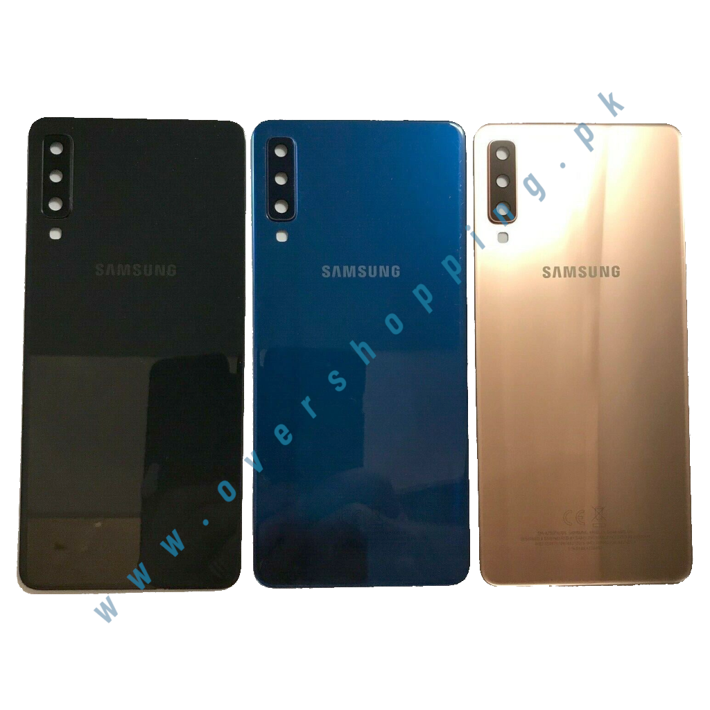 Genuine Samsung Galaxy A7 2018 A750F Rear Back Glass Battery Cover Panel LENS