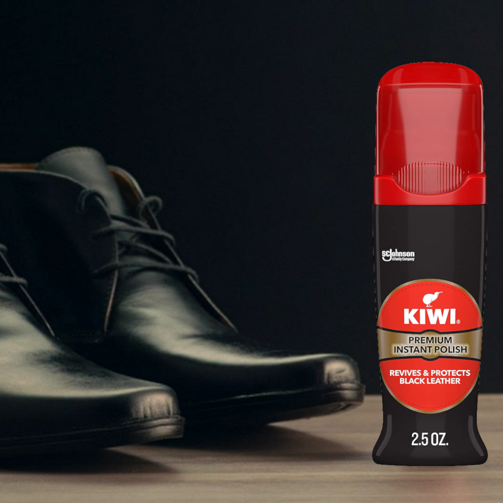 KIWI Color Shine Liquid Polish Black - 2.5 FL. OZ.