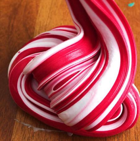 Wikiwand DIY Colorful Fluffy Foam Slime Putty Magic Slime Sludge Cotton Mud(White & red)-  60 ml