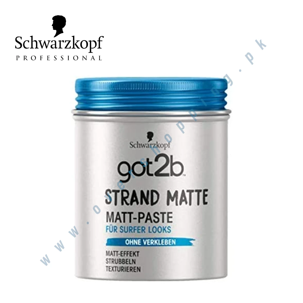 Schwarzkopf got2b Strand Matte Matt-Paste - 100ml