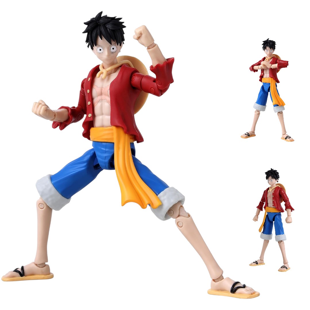 ANIME HEROES - One Piece - Monkey D. Luffy Renewal Version Action Figure - 6.5" Highly Posedble Collectible with Accessories - Official Bandai Product - Imported for Amazon Pakistan Online Shopping