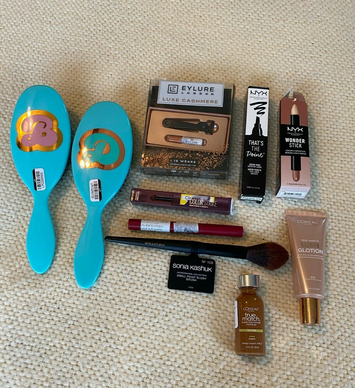 10 Piece Loreal, Maybelline, NYX  Cosmetics Lot with Free Shipping