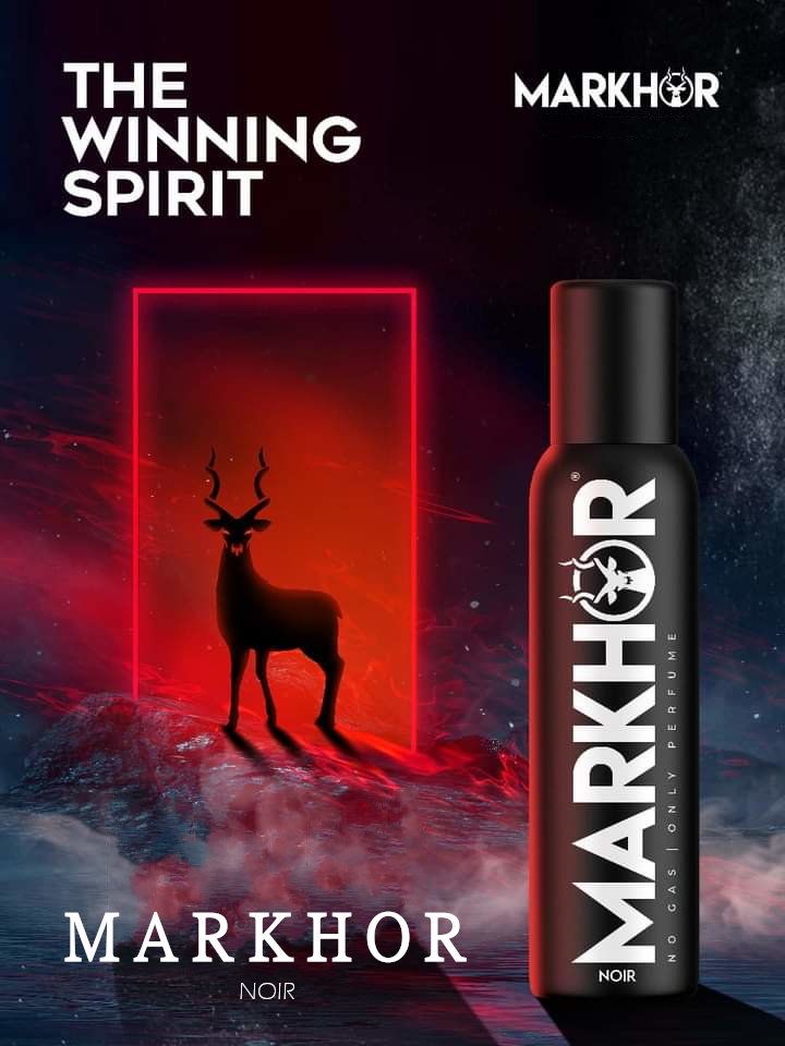 Markhor Noir Body Spray Perfume – Premium Non-Gas Fragrance | Price in Pakistan