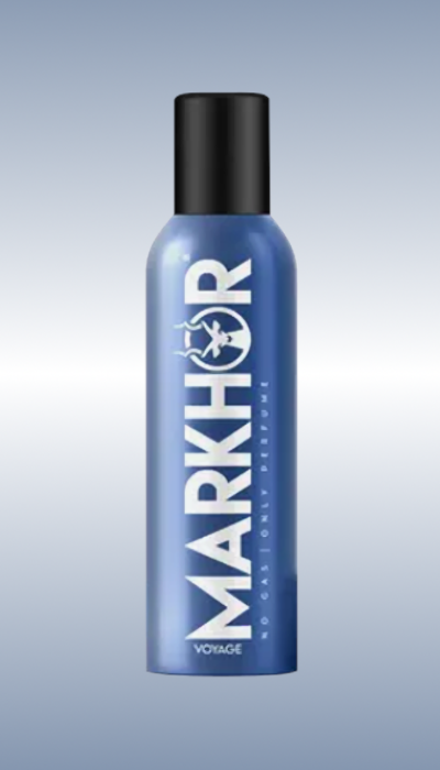 Discover the Scent of Adventure: Markhor Body Spray - Voyage, Pack of 4 Markhor Body Perfume - 4.0 Fl.Oz (120ml)