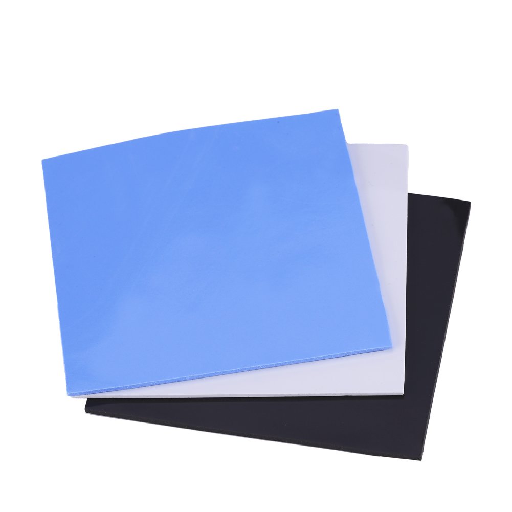 2W/MK Thermal Pad, 100x100x2.0mm Insulated Heat Resistant Silica Gel Thermal Pads Fit for Laptop Cooling GPU CPU SSD/HDD Drive