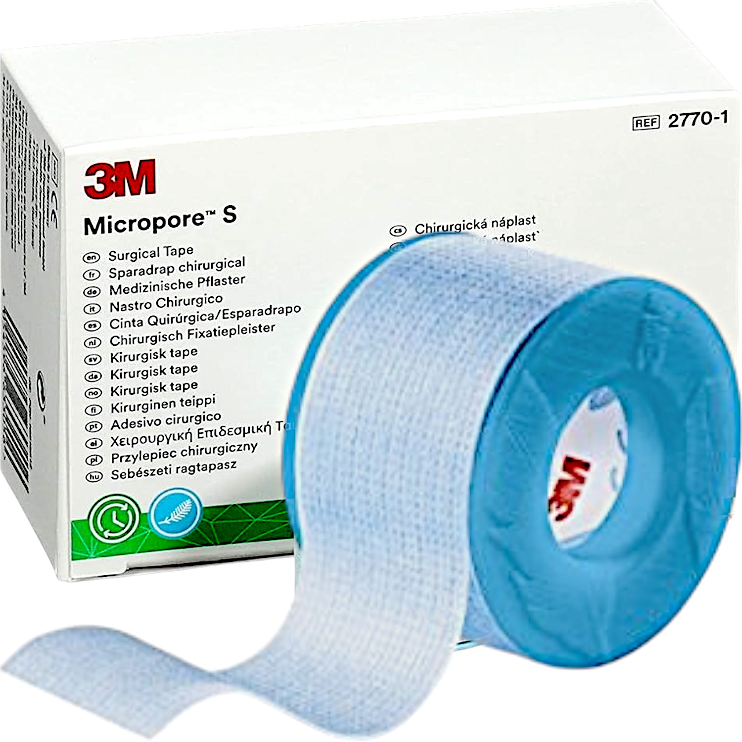 3M Kind Removal Silicone Tape 1" x 5.5yds (Each), # 2770-1, Pack of 12 Rolls