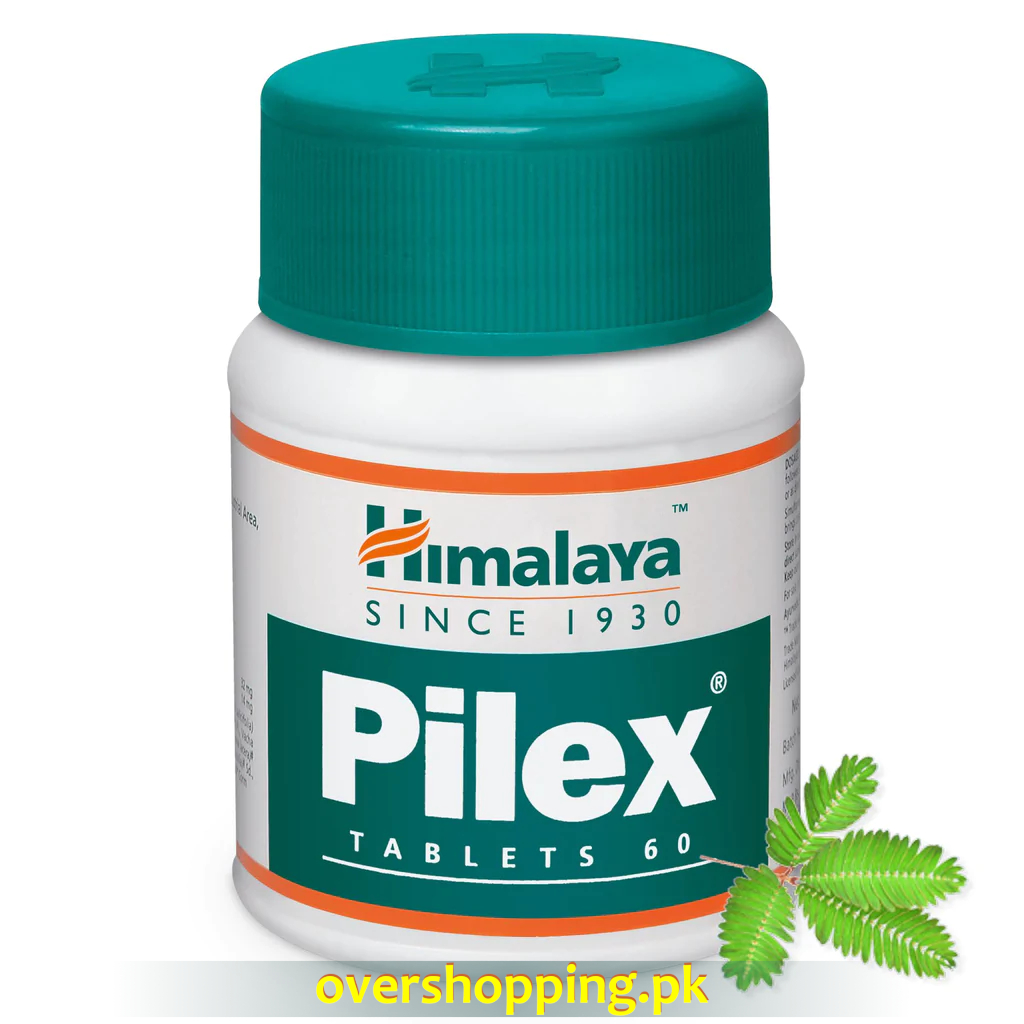 Himalaya Pilex Tablets – Hemorrhoids & Piles Relief, 60 Count