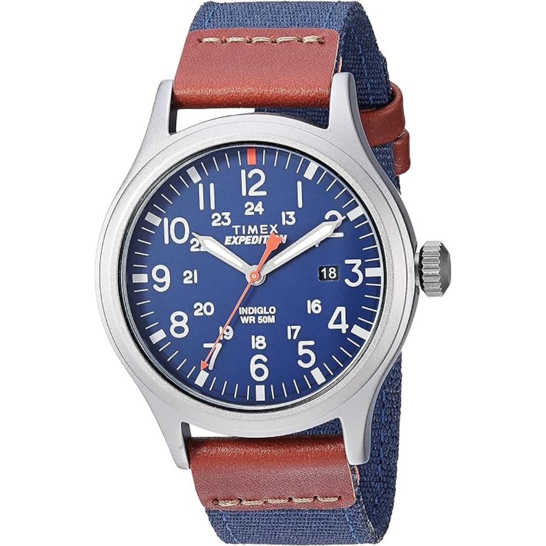 Timex Men's Expedition Scout 40mm Watch - Blue/Titanium