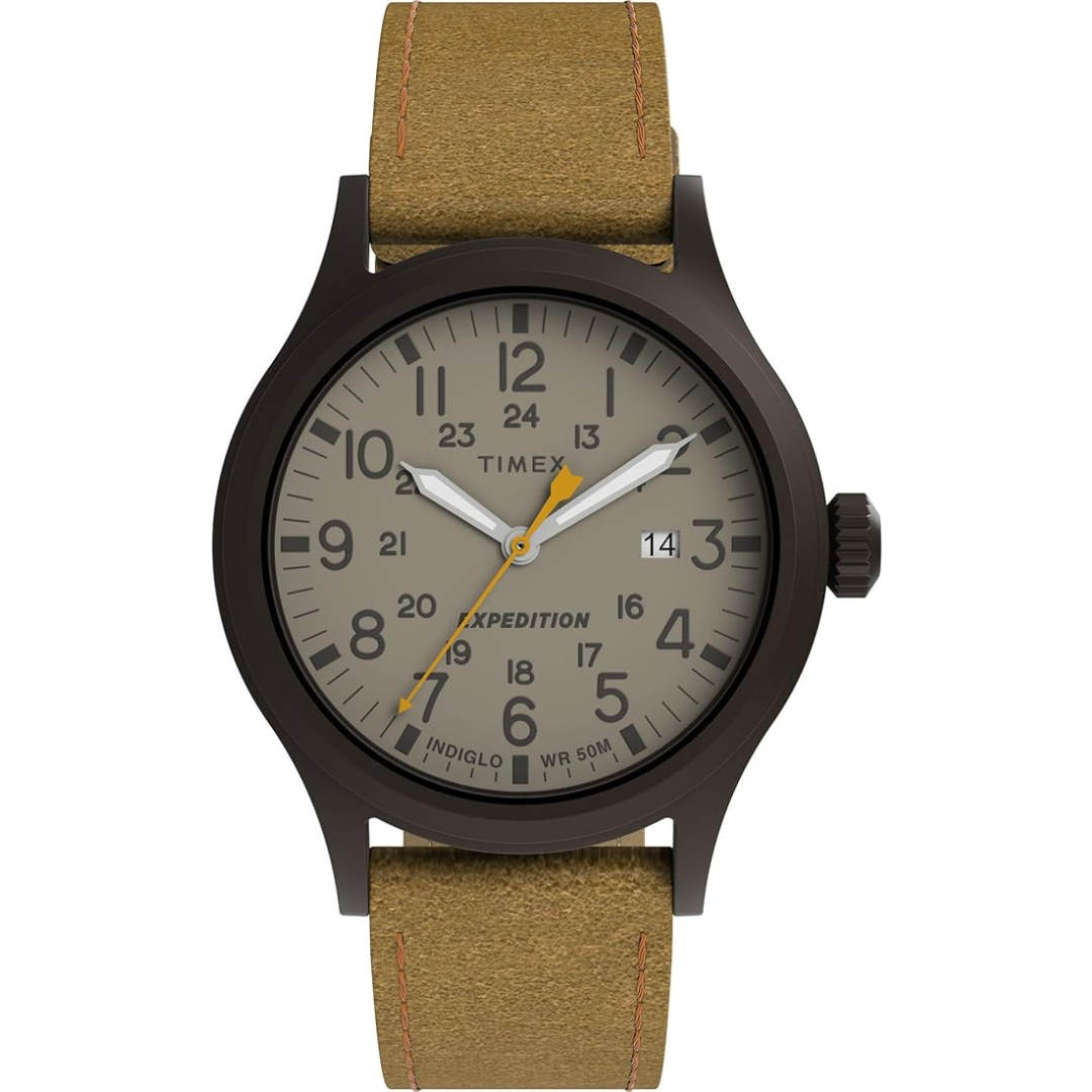 Timex Men's Expedition Scout 40mm Watch - Gunmetal/Tan