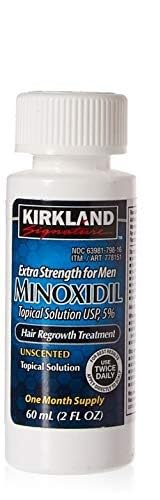 Kirkland 5% Minoxidil Hair Regrowth for Men - 1 Month Supply