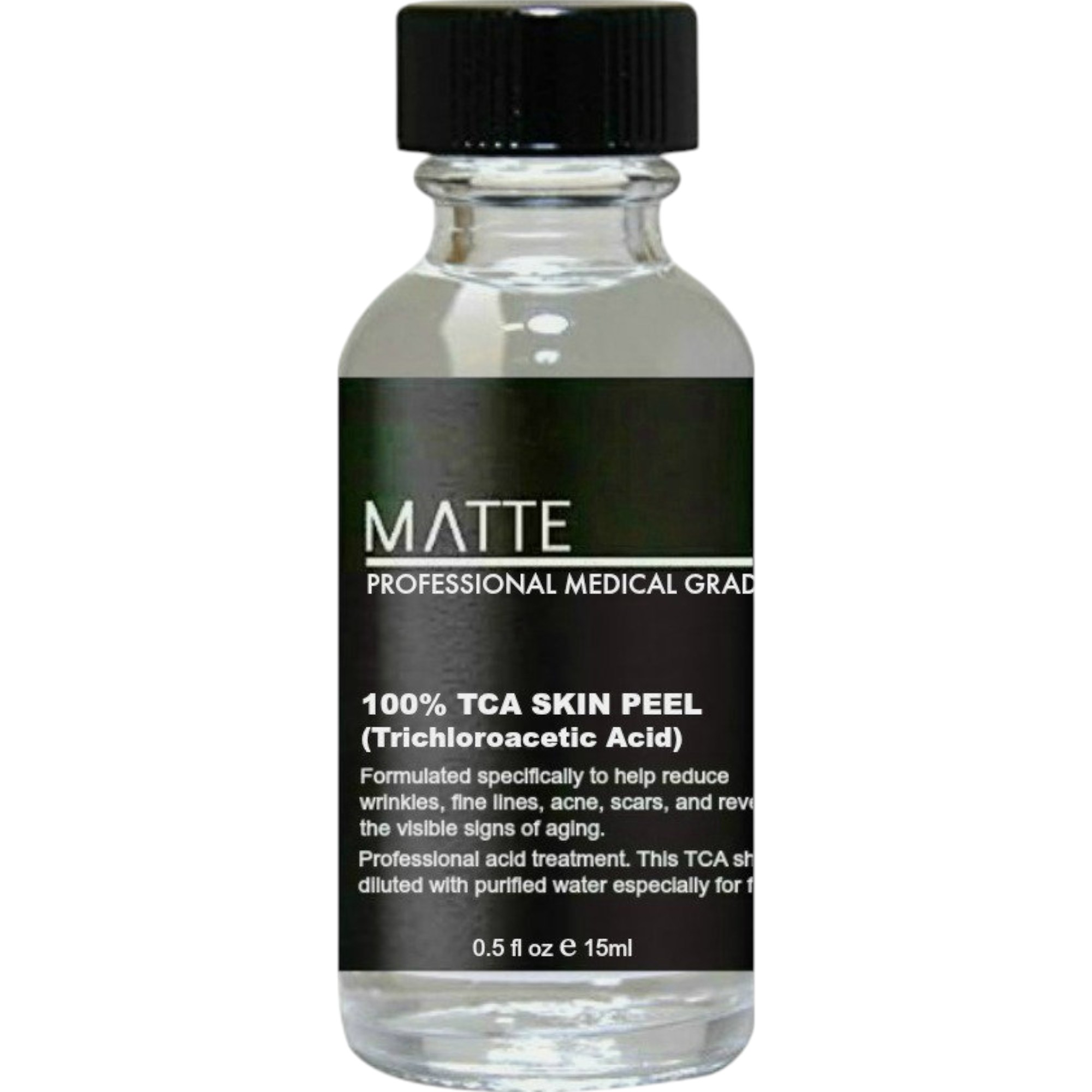 Premium Imported TCA 100% Skin Peel 15 ml – Professional Chemical Peel for Acne Scars, Wrinkles & Pigmentation (For Experienced Users)