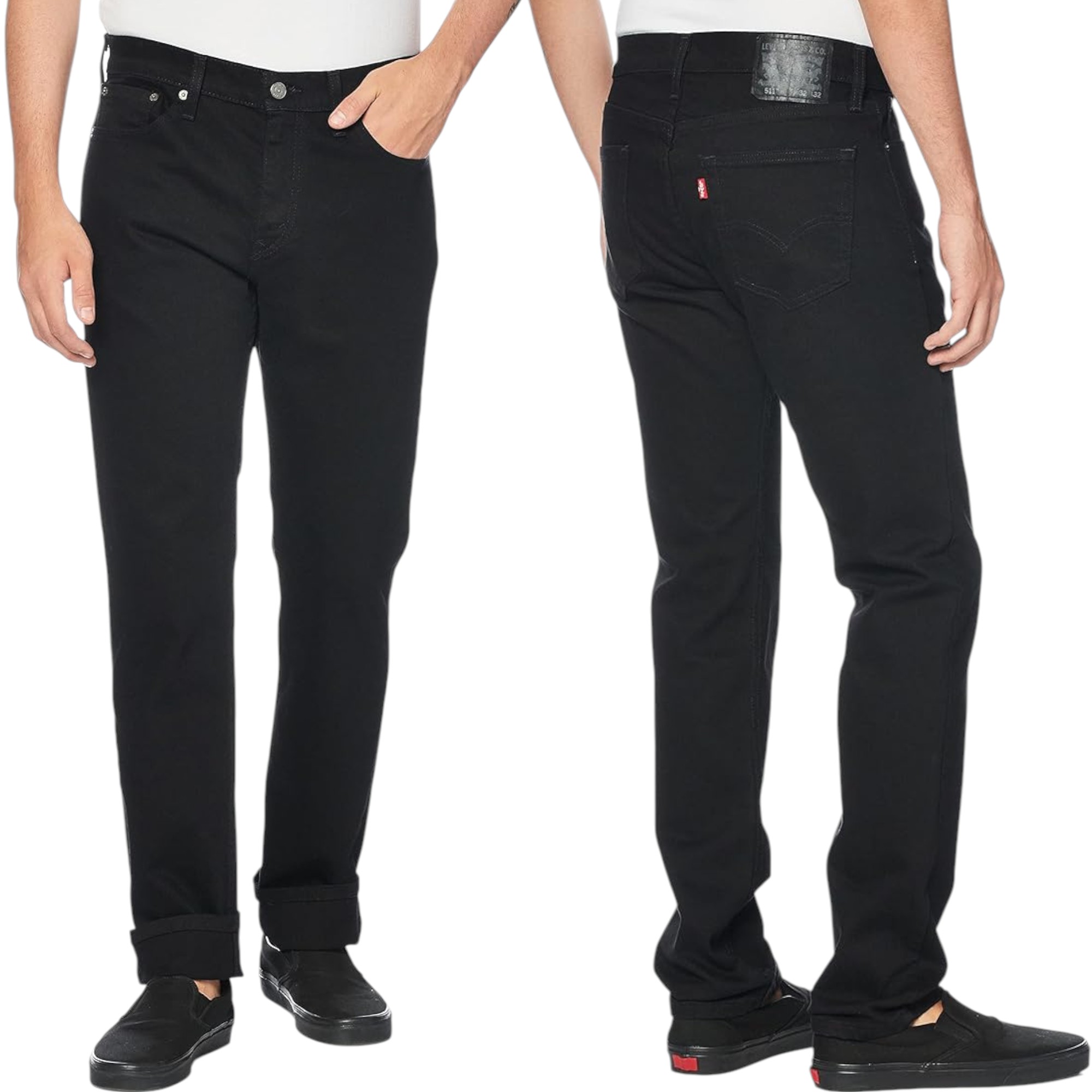 Levi's Men's 550 Relaxed Fit Jeans Native Cali Black Stretch 32W x 30L – Premium Imported Relaxed Denim for Pakistani Men