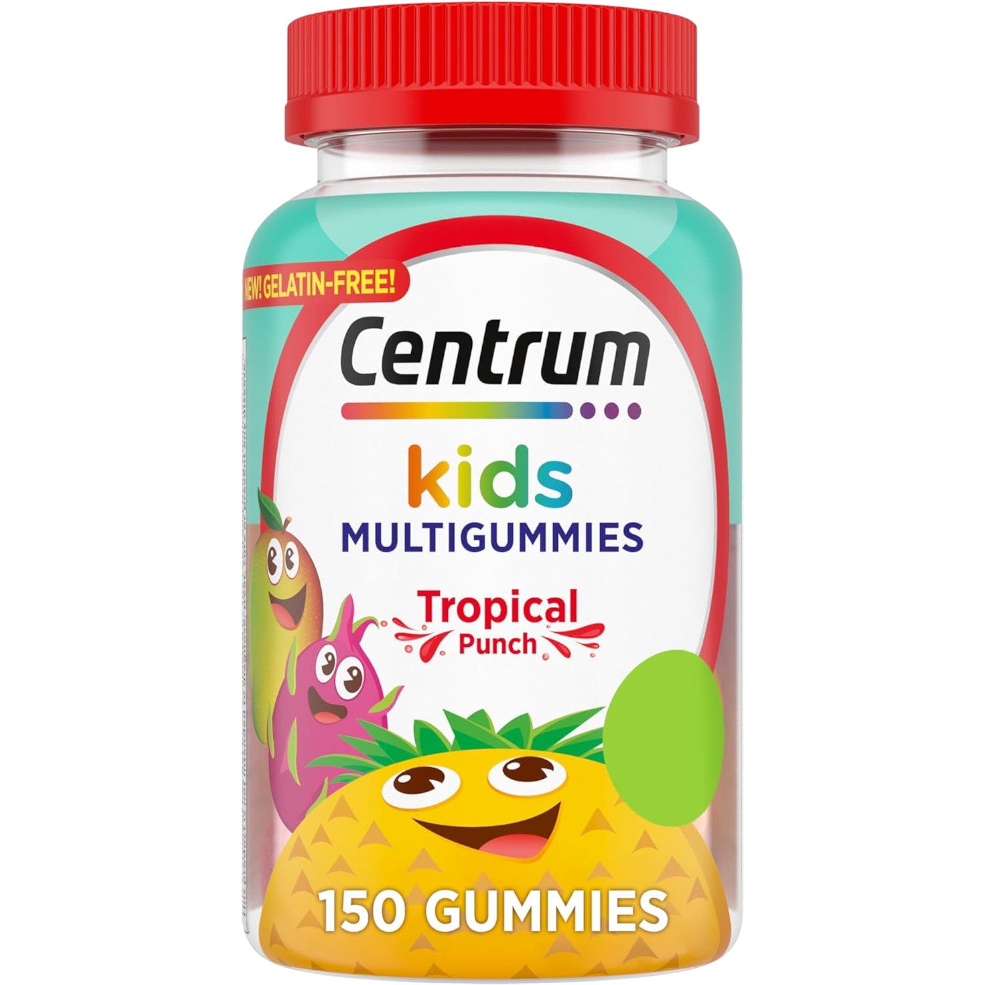 Centrum Kids Multivitamin Gummies 150 Count – Tropical Punch Flavor for Immune Support & Growth (For Kids 4+ in Pakistan)