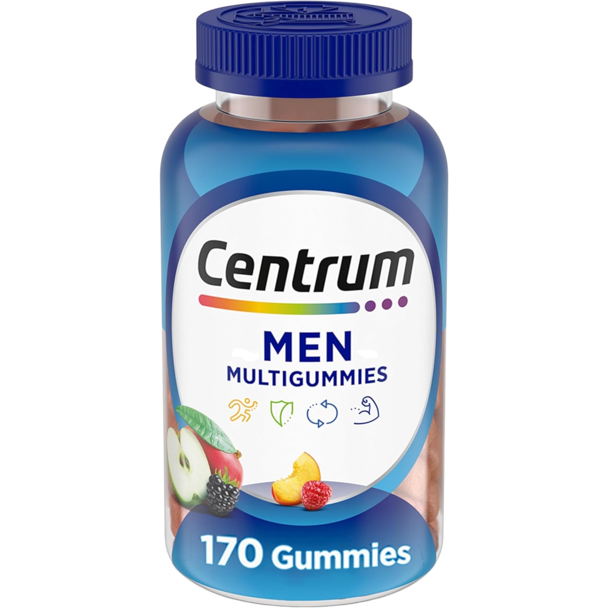 Centrum MultiGummies Men Gummy Multivitamin with Selenium & Vitamin D3 – 170 Count (Energy & Immunity Support for Active Men in Pakistan)