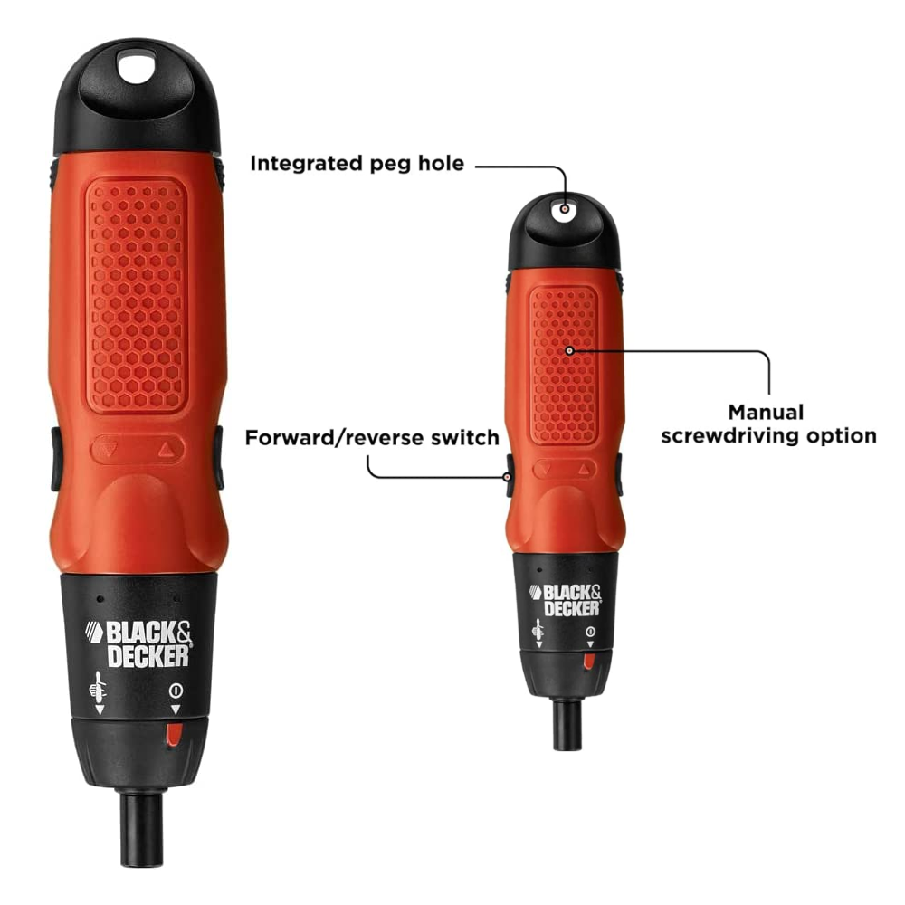 BLACK+DECKER Cordless Screwdriver Model AS6NG