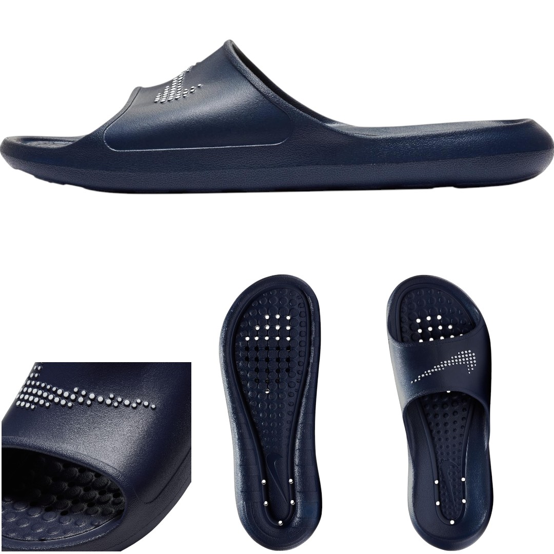 Nike Victori One Unisex Sandals Black - Premium Athletic Flip Flops for Women's Deck Wear, Gym & Casual Use | Original Imported | Amazon Pakistan