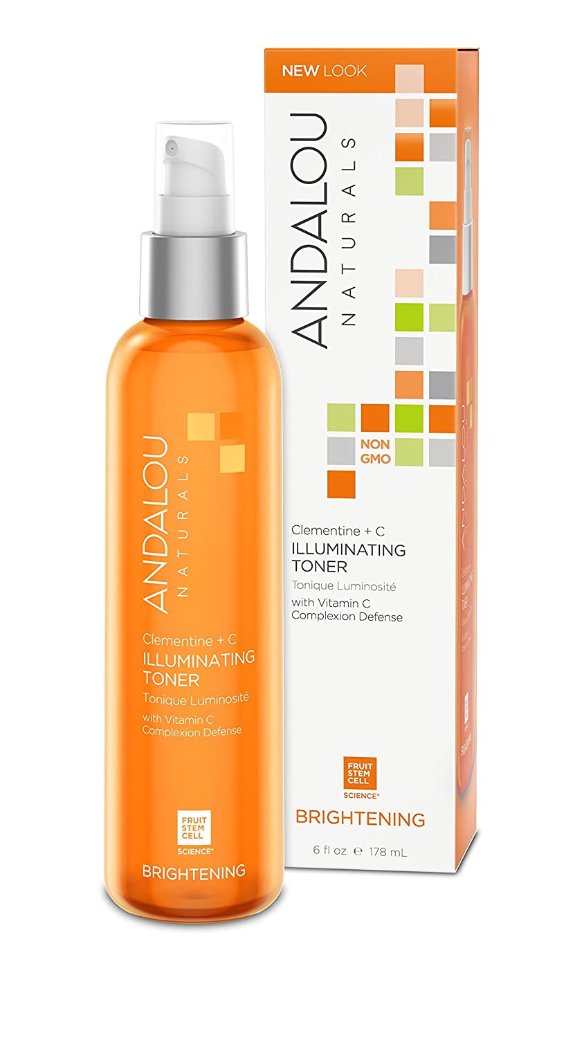 Andalou Naturals Clementine + C Illuminating Facial Toner, 6 Ounces