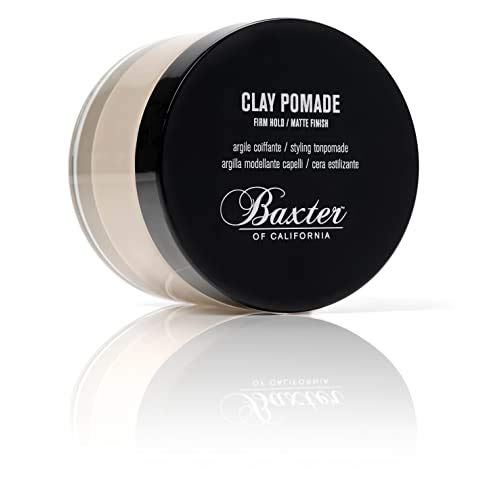 Baxter of California Clay Pomade: Matte Finish Hair Styling for Men and Women, 2 Ounces (60ml)