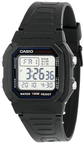 Casio Men's W800H-1AV Classic Sport Watch with Black Band