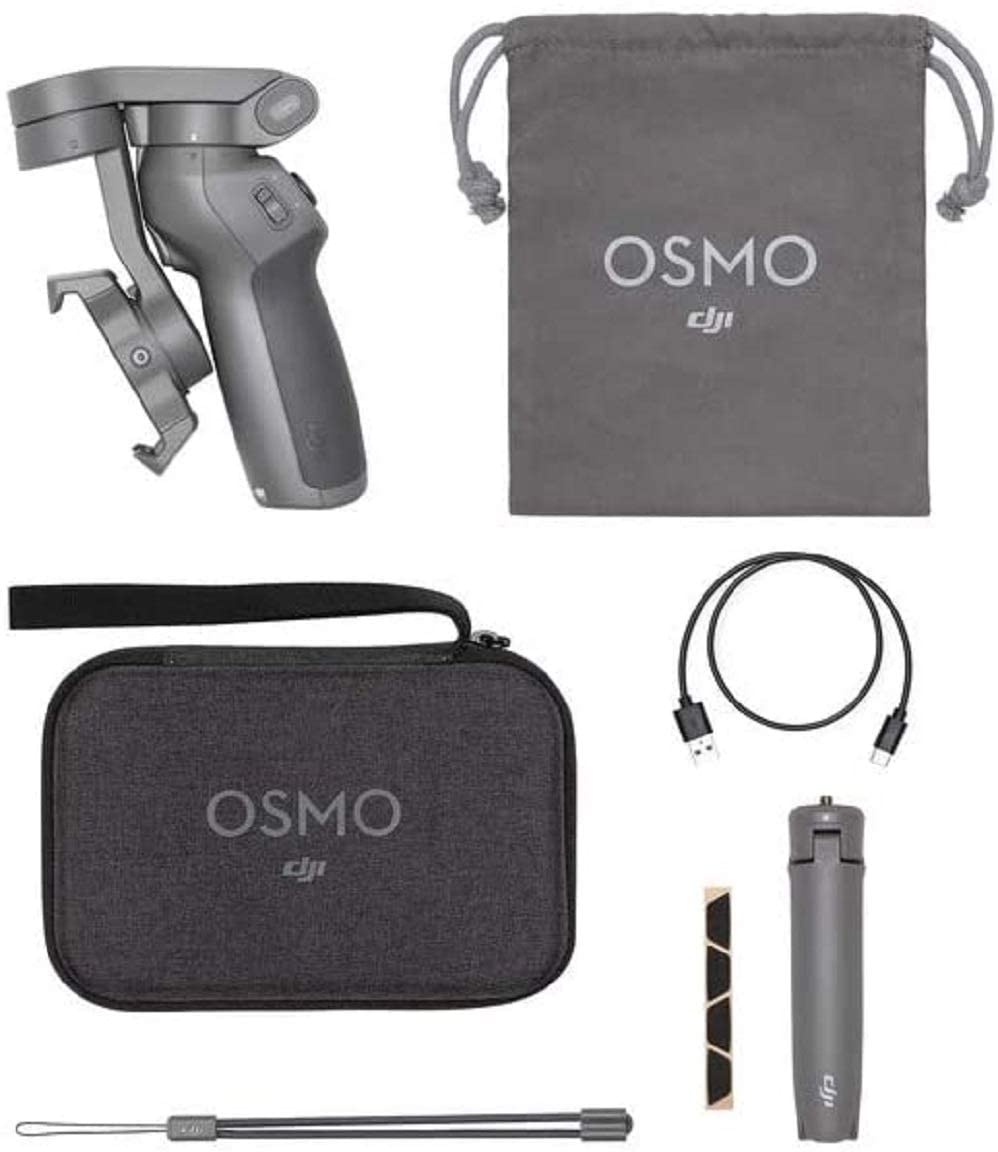 DJI Osmo Mobile 3 Combo - 3-Axis Smartphone Gimbal Handheld Stabilizer Vlog Youtuber Live Video for iPhone Android