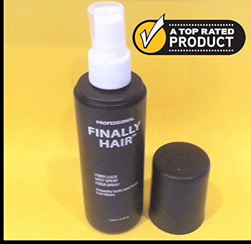 Fiber Lock STRONG Hold Hair Spray - Lock in Your Style with Finally Hair, 4.1Oz (120ml)