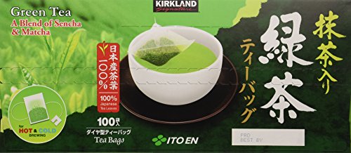 Kirkland Ito En Matcha Blend Japanese Green Tea-100 ct 1.5g tea bags